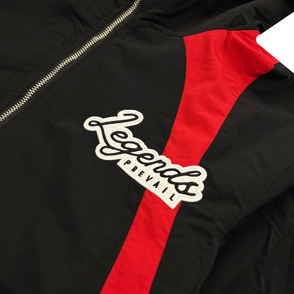 Legends Prevail Black And Red Tracksuit Set