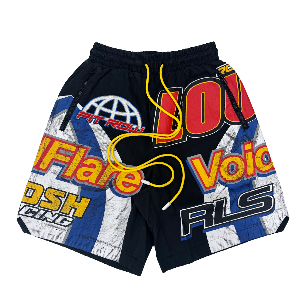 Rolling Loud Pit Crew Moto Nylon Shorts