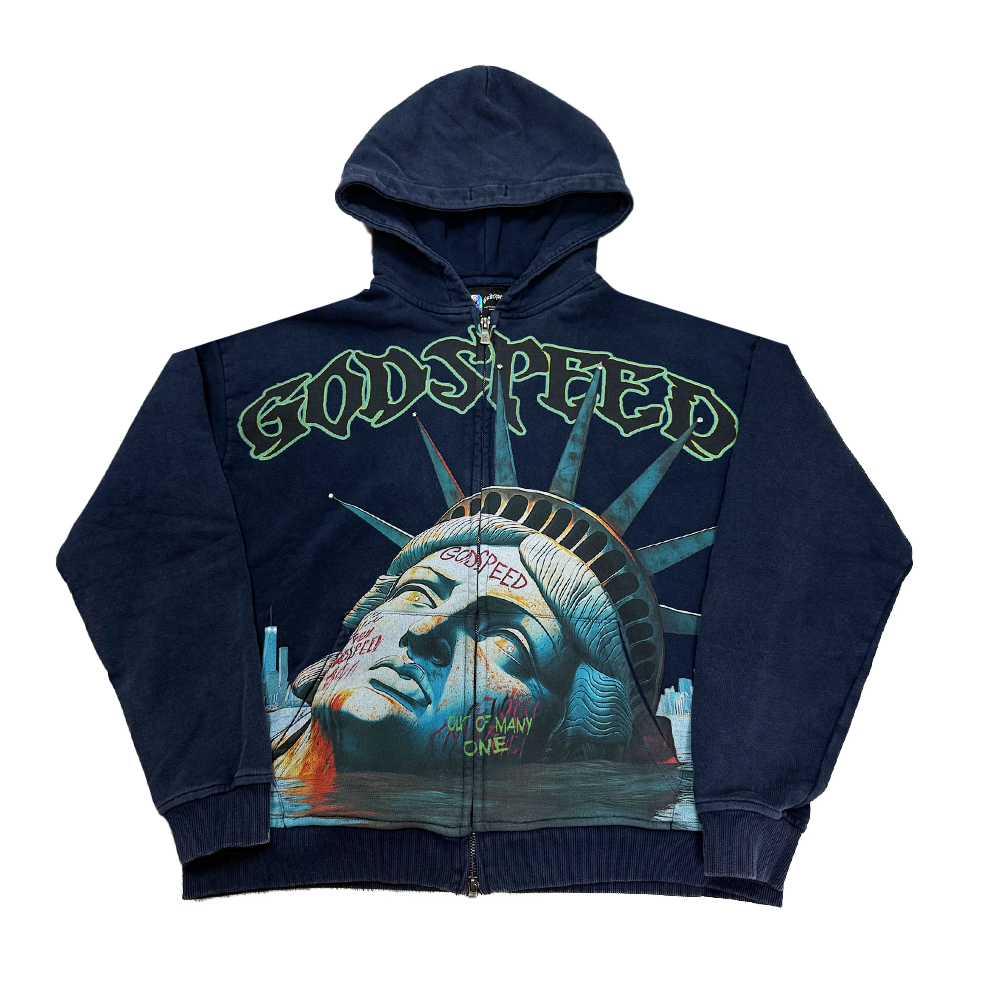 Godspeed Sunken-Liberty-Zip Hoodie