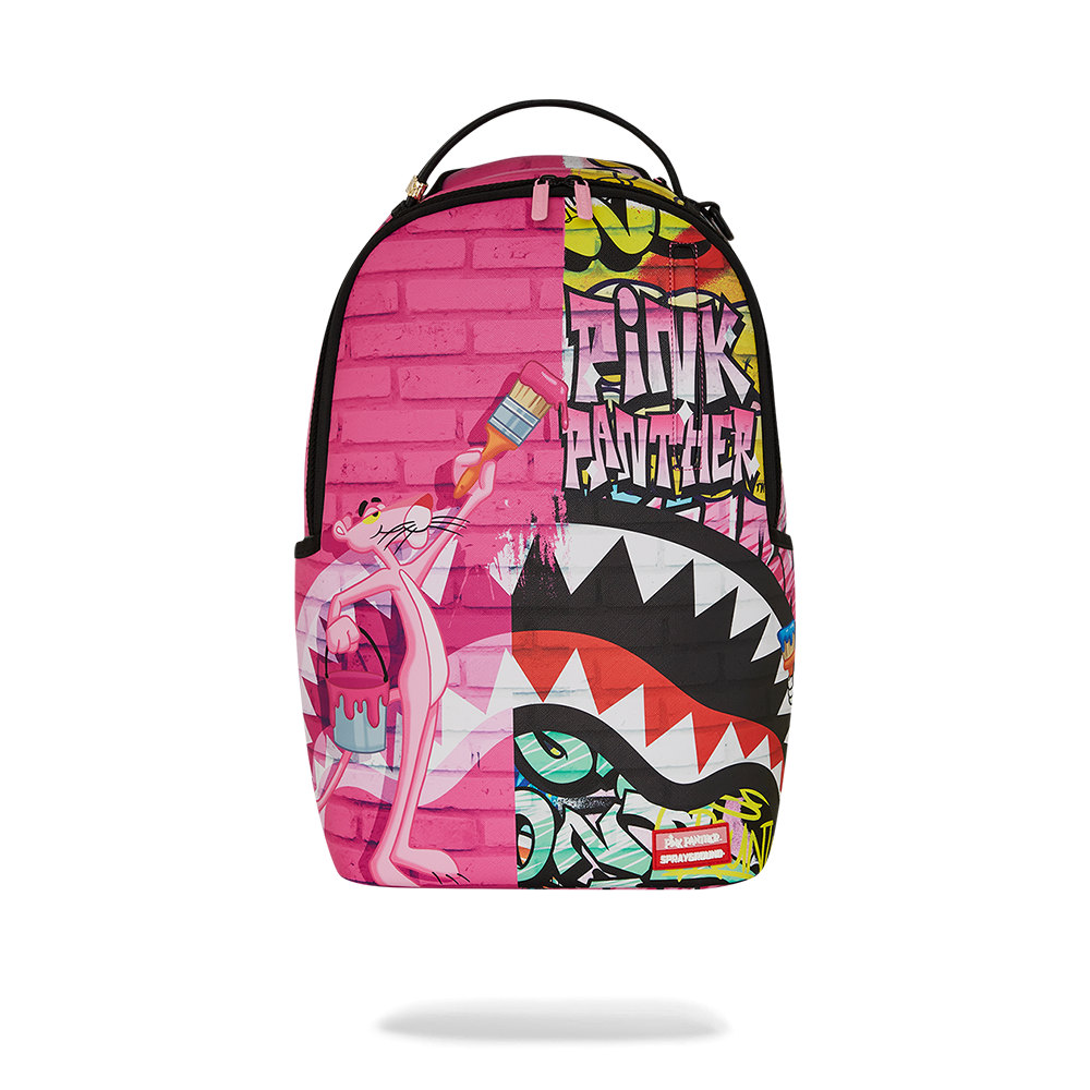Sprayground Pink Panther Painting Over Graffiti Dlxr Backpack