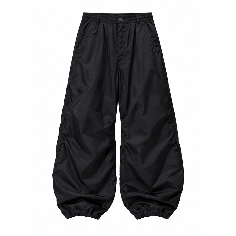 MNML Cinched Baggy Nylon Pants