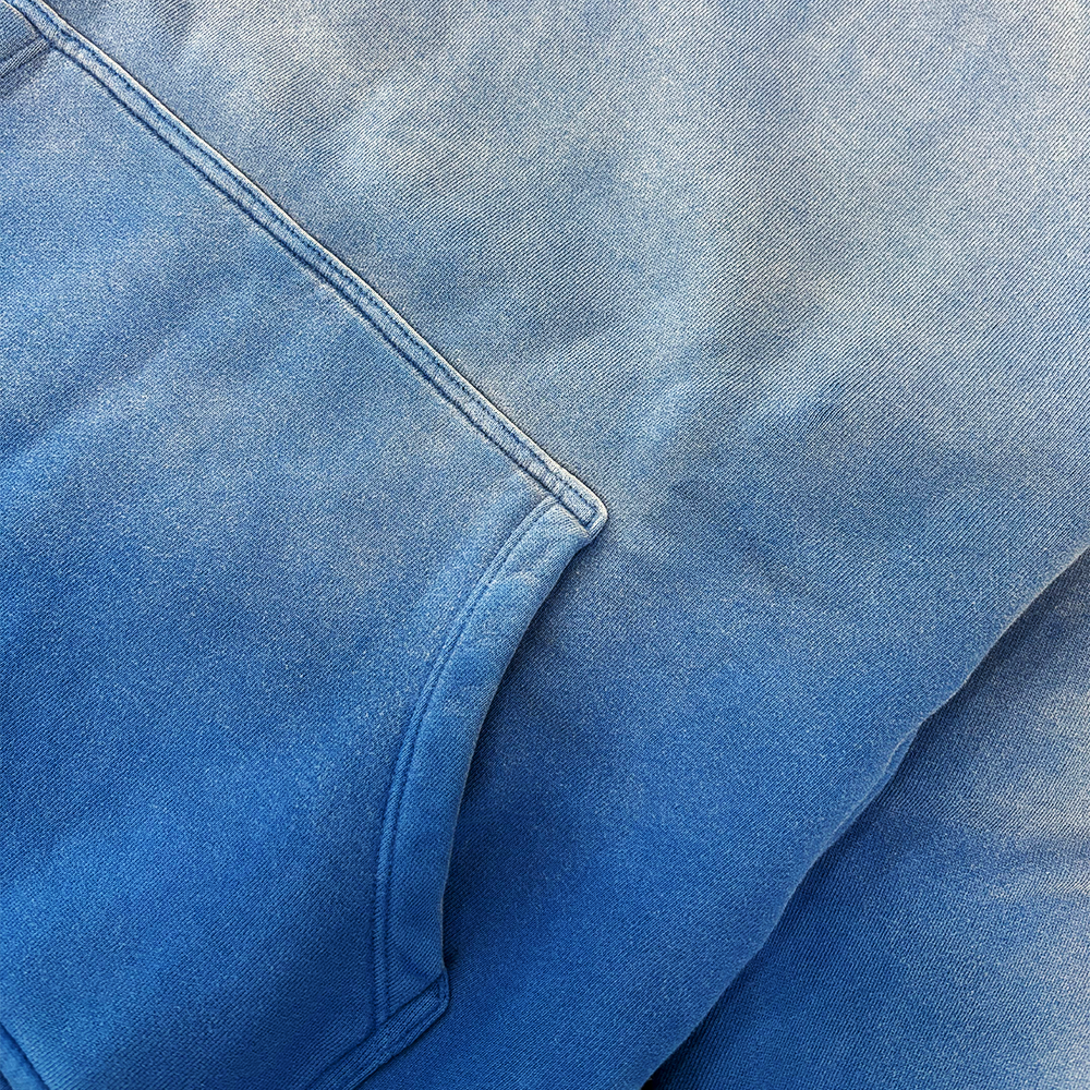 Blanks By Thirteen Faded Blue Hoddie