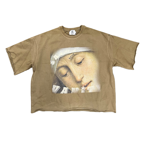 Saint Vanity Tan Crewneck Tee