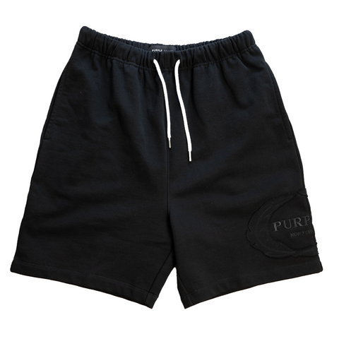 Purple Brand Terry Sweatshorts Crest