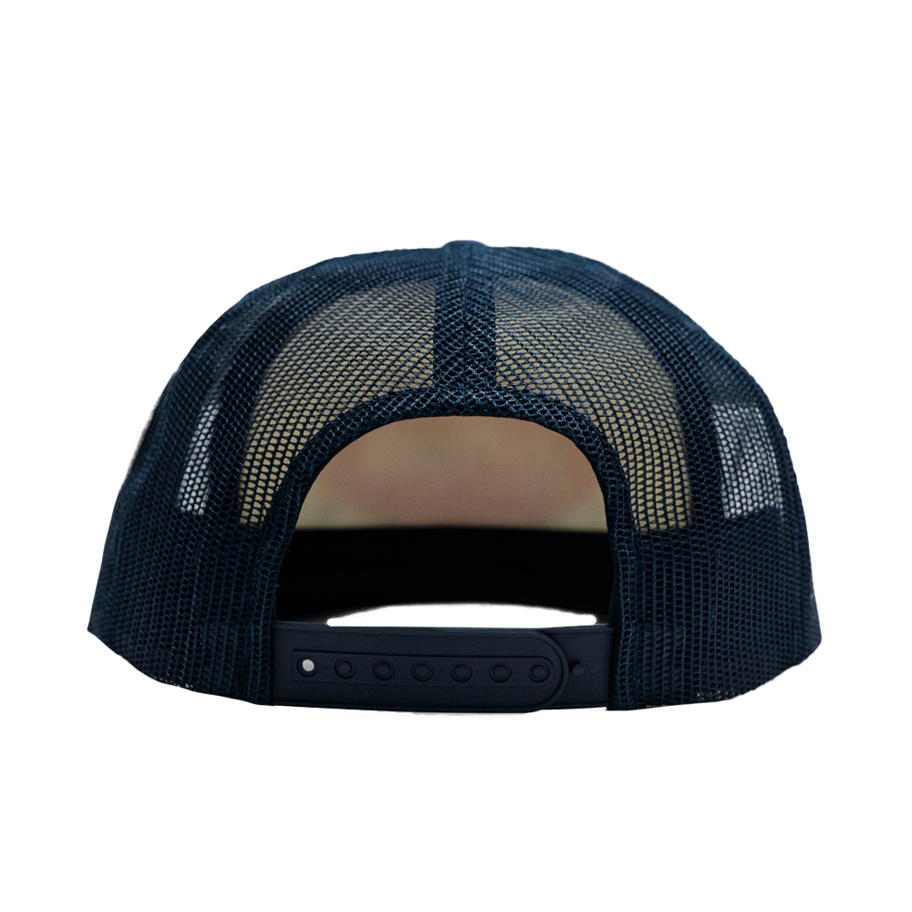 Everyone Is Gifted Hat Navy Orange