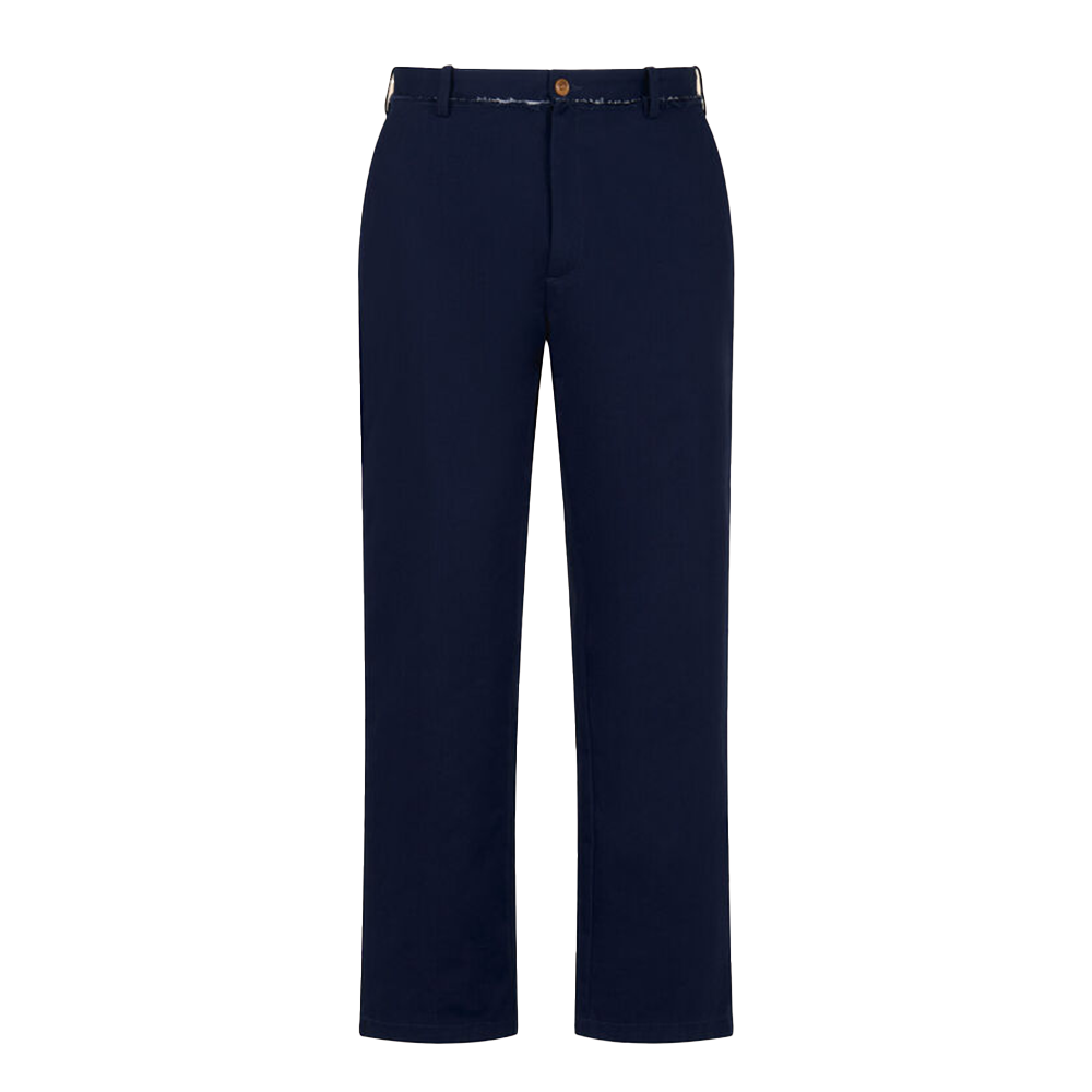 Marni Blue Organic Gabardine Trousers