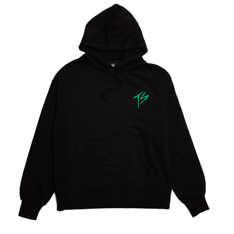 Terror Squad Black Out/Green Sweatsuit Full Set