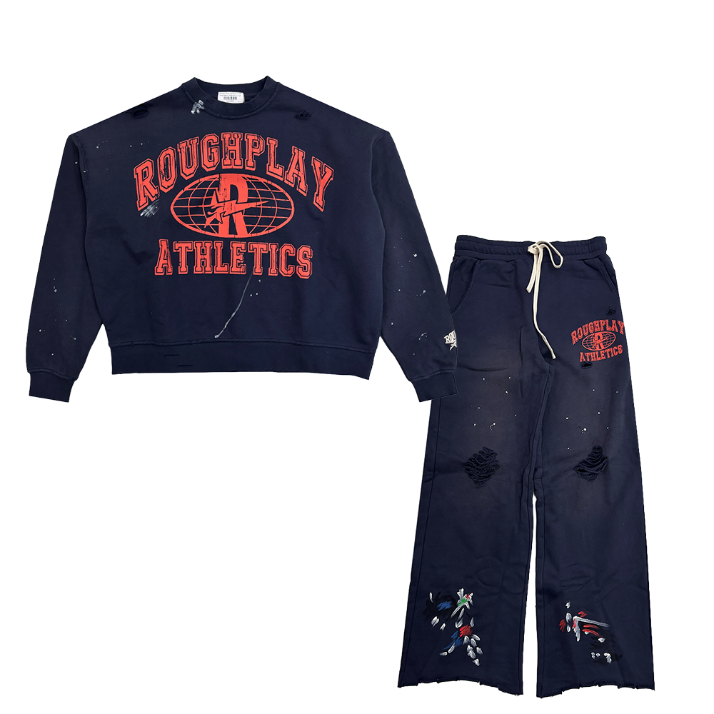 Rough Play Crewneck Sweatsuits Set