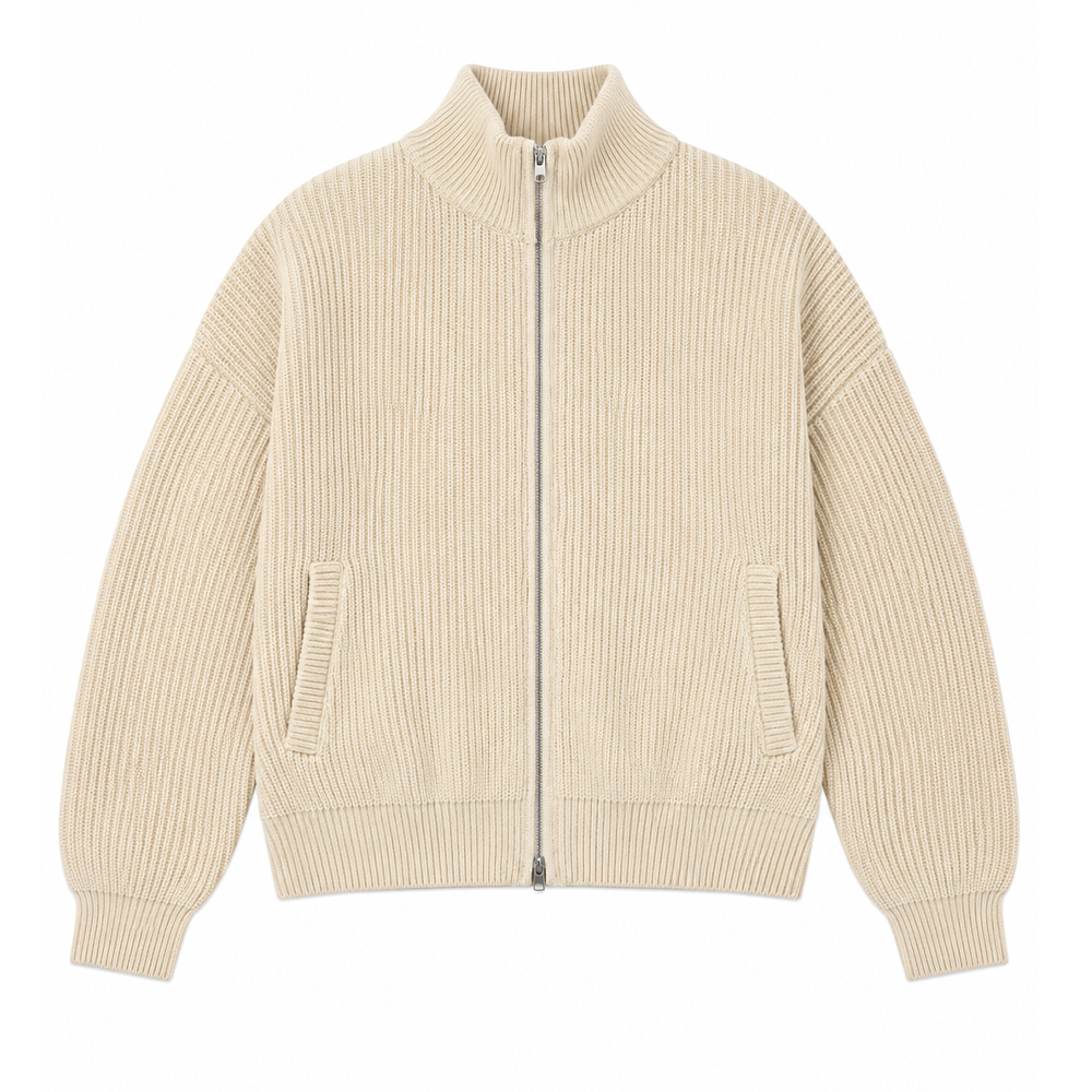 MNML Knit ZIP Up Sweater