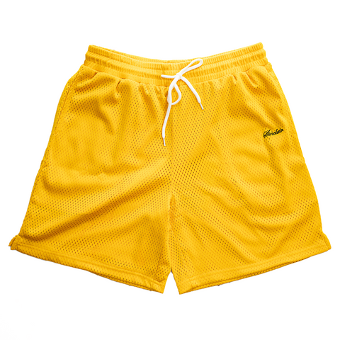 Sinclair Mini Script Mesh Shorts