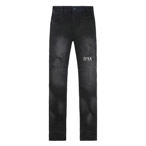 RTA Black Worn Out Jeans