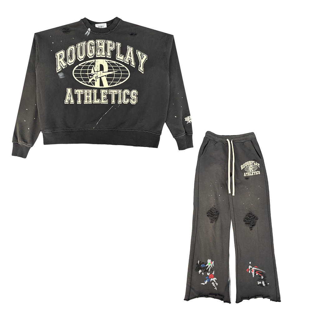 Rough Play Crewneck Sweatsuits Set