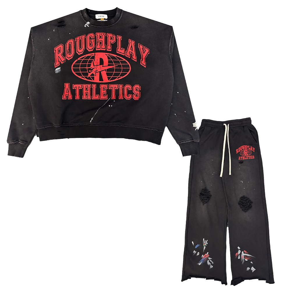 Rough Play Crewneck Sweatsuits Set