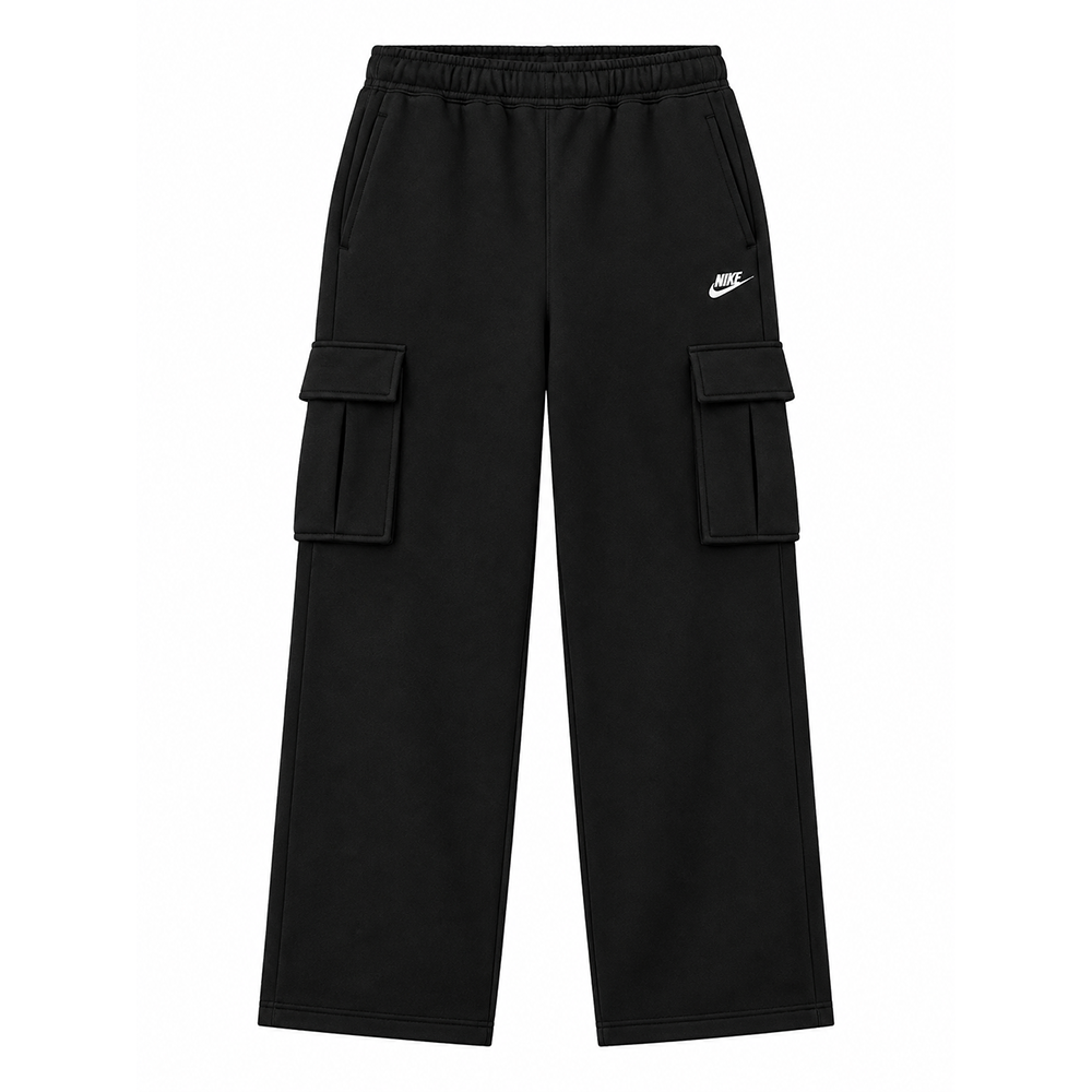 Nike Club Men's Fleece Cargo Pants with Open Hem