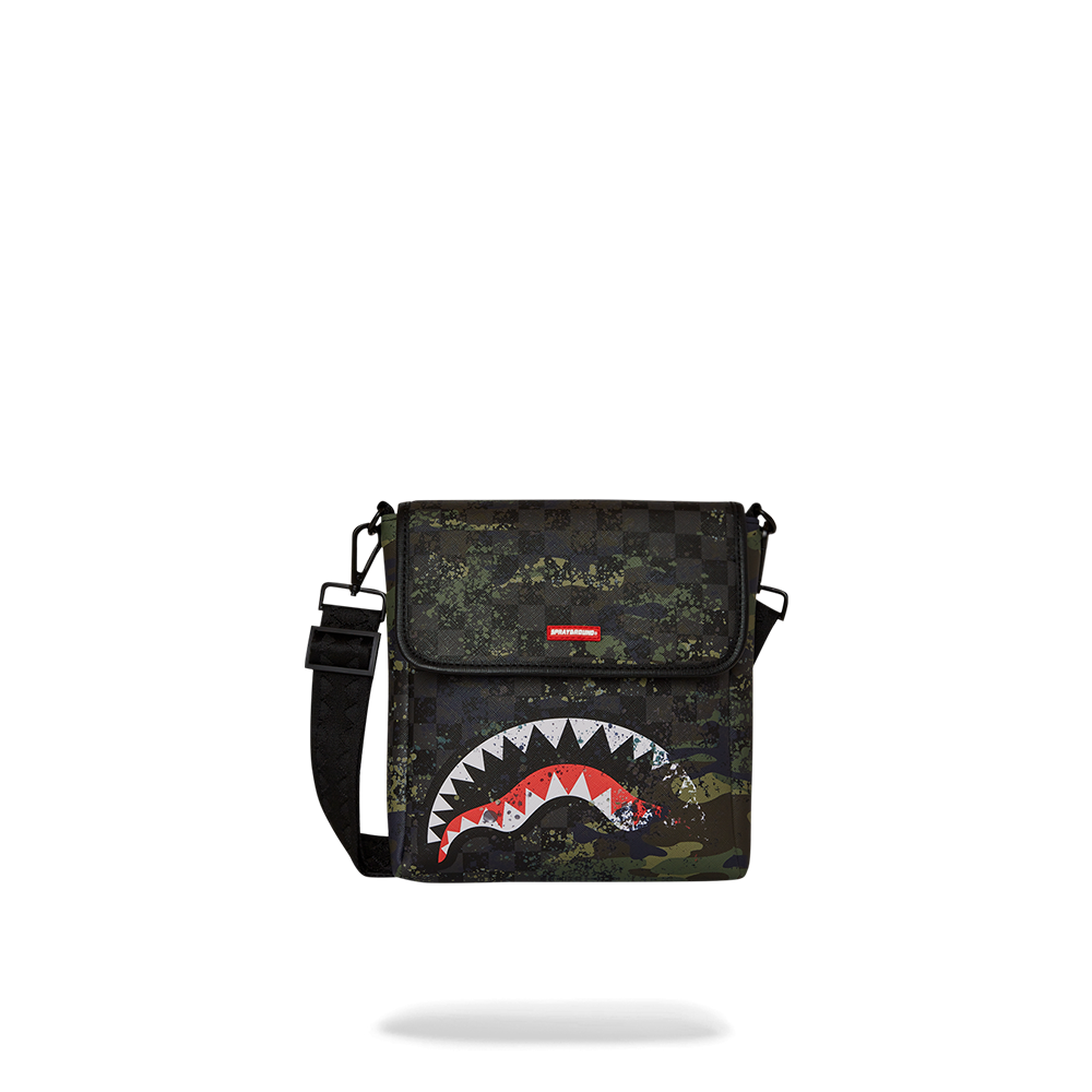 Sprayground Camo Splash Messenger Sling