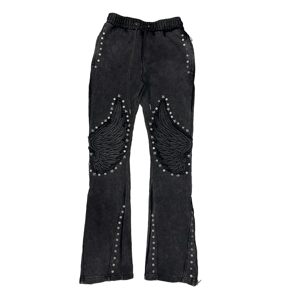 Gunzinii French Terry Hoodie Set Black