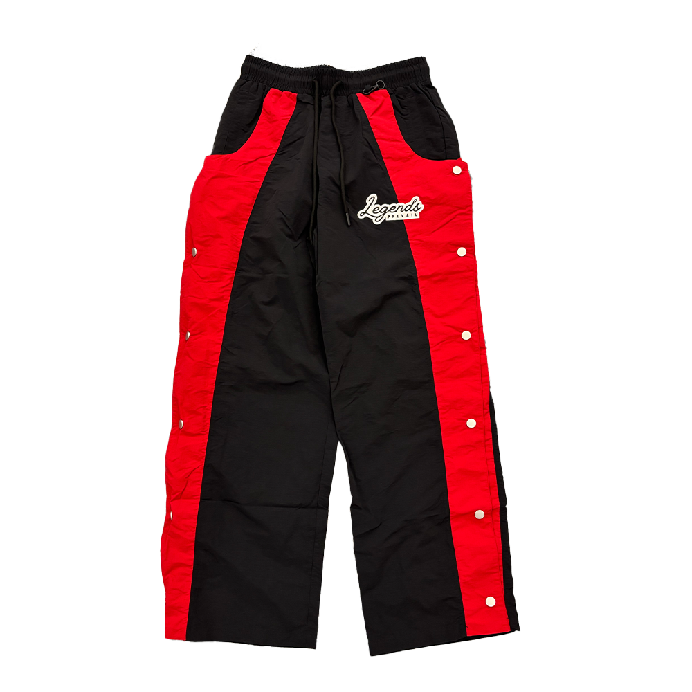 Legends Prevail  Black And Red Tracksuit Set