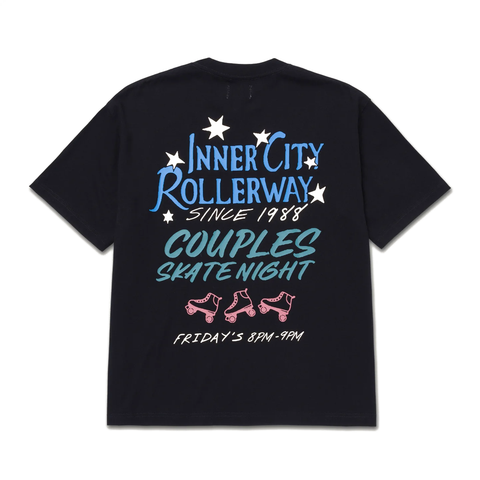 HTG INNER CITY ROLLERWAY BLACK TEE