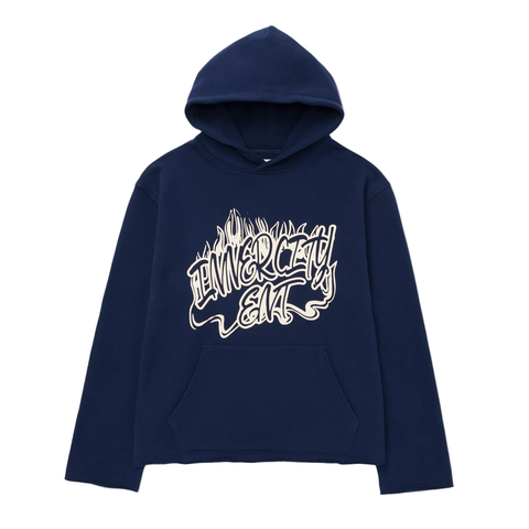 HTG ENTERTAINMENT BLUE HOODIE