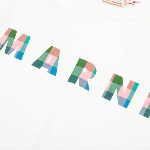 Marni Gingham Logo Sweatshirt