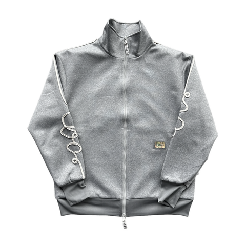 ABC 123 Hologram Soutache Track Jacket