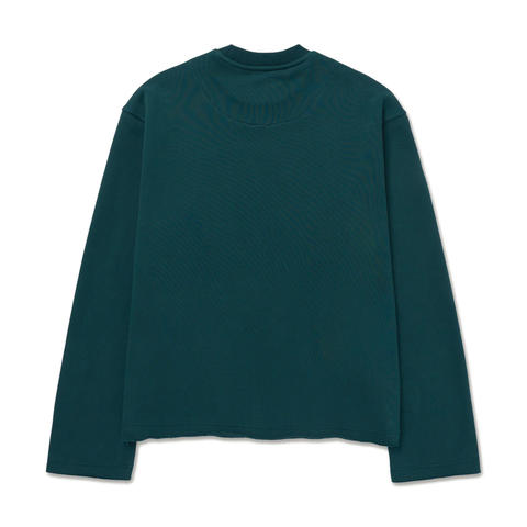 HTG GREEN TERRY CREWNECK