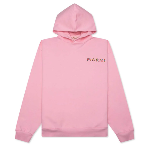 Marni Collage Bouquet Hooded Sweatshirt