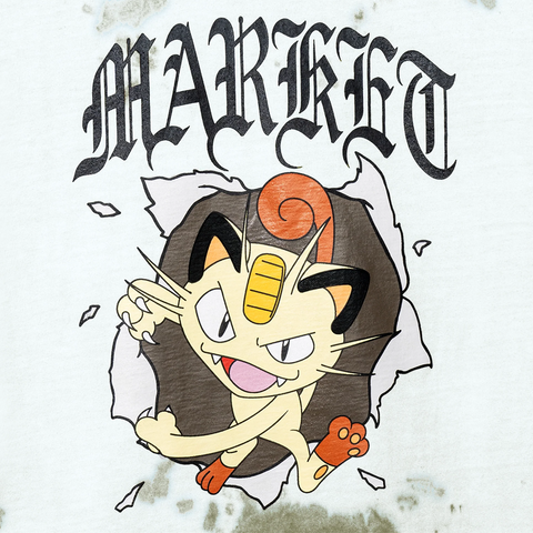 Market Meowth Dye Tee