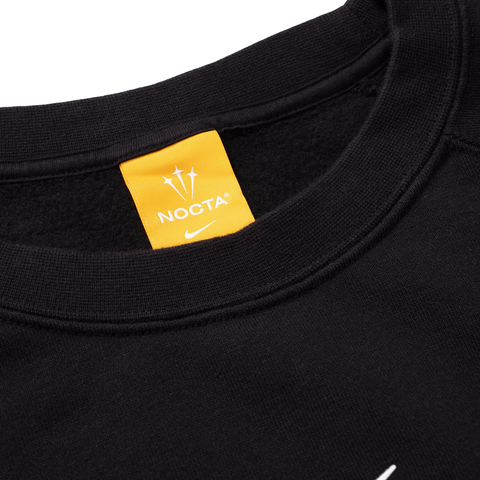 NIKE X NOCTA CS FLEECE CREW BLACK