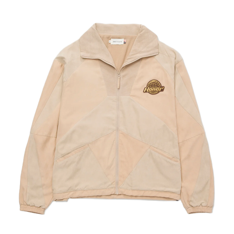 HTG COLORBLOCK JACKET ZIP UP TAN