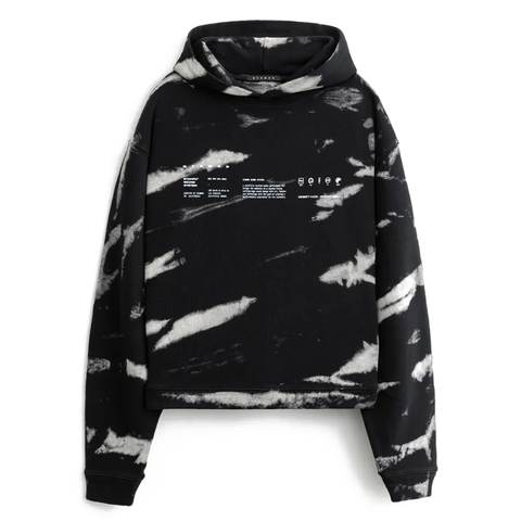 Stampd Sound System Tie Dye Cropped Hoodie